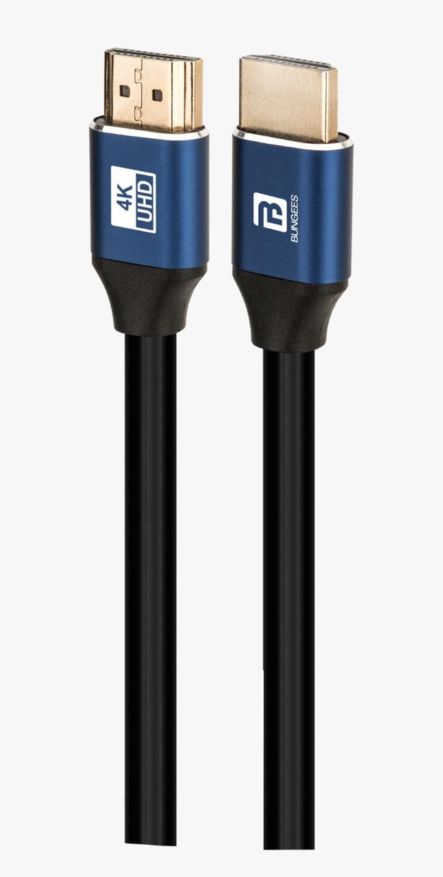BUNGEES 4K HDMI 2.0 Cables 19+1 Core | 24K Gold Plated Connectors, 4K@60Hz, Shielded | 1.5M, 3M, 5M, 10M, 15M, 20M BUNGEES 4K HDMI 2.0 Cables 19+1 Core | 24K Gold Plated Connectors, 4K@60Hz, Shielded | 1.5M, 3M, 5M, 10M, 15M, 20M